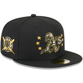 New Era Black Oakland Athletics 2024 Armed Forces Day 59FIFTY Fitted Hat