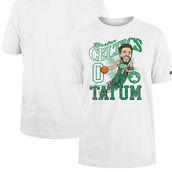 New Era Men's Jayson Tatum White Boston Celtics Caricature Player T-Shirt