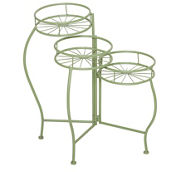 Morgan Hill Home Transitional White Metal Plantstand