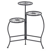 Morgan Hill Home Traditional White Metal Plantstand