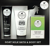 Dionis Goat Milk Men’s Bath & Body Gift Set, 3-Piece