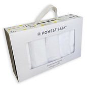 Honest Baby Clothing 10-Pack EVERYDAY EASY Organic Cotton Washcloths Gift Set