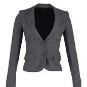 Joseph Suit Jacket in Grey Cotton (Pre-Owned)