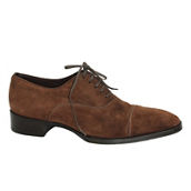 Tom Ford Clayton Cap Toe Oxford Shoes in Brown Suede (Pre-Owned)