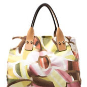 Missoni Multicolor Printed Canvas And Leather Tote (Pre-Owned)