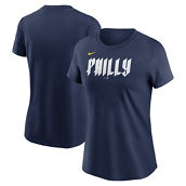 Nike Women's Navy Philadelphia Phillies 2024 City Connect Wordmark T-Shirt