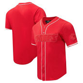 Pro Standard Men's Red Kansas City Chiefs Triple Tonal Mesh Button-Up Shirt