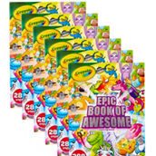 Crayola® Epic Book of Awesome 288-Page Coloring Book, Pack of 6