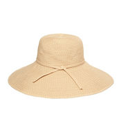SAN DIEGO HAT COMPANY Women's Ribbon Braid Hat with Ticking
