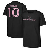 Outerstuff Youth Lionel Messi Black Inter Miami CF Name & Number T-Shirt