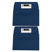 Seat Sack® Seat Sack, Standard, 14 inch, Chair Pocket, Blue, Pack of 2