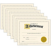 TREND Certificate of Achievement Classic Certificates, 30 Per Pack, 6 Packs