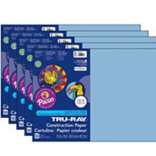 Tru-Ray® Construction Paper, Sky Blue, 12