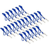 SICURIX Standard Lanyard Hook Rope Style, Blue, Pack of 24