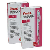 Pentel® R.S.V.P.® Ballpoint Pen, Medium Point, Pink, Pack of 24