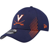 New Era Men's Navy Virginia Cavaliers Active Slash Sides 39THIRTY Flex Hat