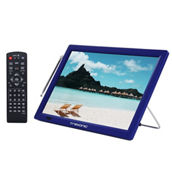 Trexonic Portable Rechargeable 14 Inch LED TV with HDMI, SD/MMC, USB, VGA, AV In