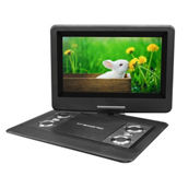 Trexonic 12.5 Inch Portable TV+DVD Player with Color TFT LED Screen and USB/HD/A