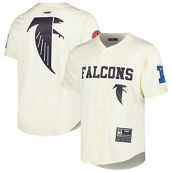 Pro Standard Men's Cream Atlanta Falcons Retro Classic Mesh Button-Up Shirt