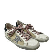 Super-Star Canvas Sneakers In Beige, White, Pink (Pre-Owned)