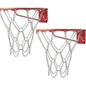 Champion Sports Steel Chain Basketball Net, Pack of 2
