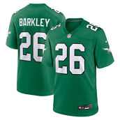 Nike Men's Saquon Barkley Kelly Green Philadelphia Eagles Alternate Game Jersey