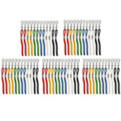 Champion Sports Lanyards, Assorted Colors, 12 Per Pack, 5 Packs