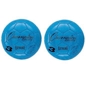 Champion Sports Extreme Soccer Ball, Size 3, Blue, Pack of 2