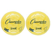 Champion Sports Extreme Soccer Ball, Size 5, Yellow, Pack of 2