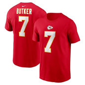 Nike Men's Harrison Butker Red Kansas City Chiefs Name & Number T-Shirt
