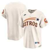 Nike Men's Cream Houston Astros Cooperstown Collection Limited Jersey