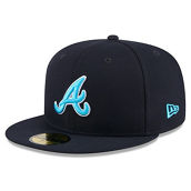 New Era Men's Navy Atlanta Braves 2024 Father's Day 59FIFTY Fitted Hat