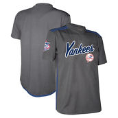 Stitches Youth Charcoal New York Yankees Team V-Neck Jersey