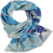 FRAAS Abstract Floral Scarf