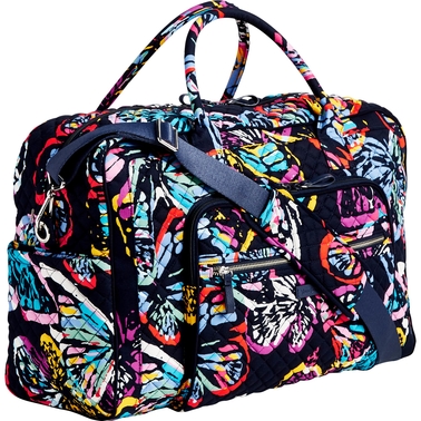 Vera Bradley Iconic Weekender Travel Bag, Butterfly Flutter | Shop By ...