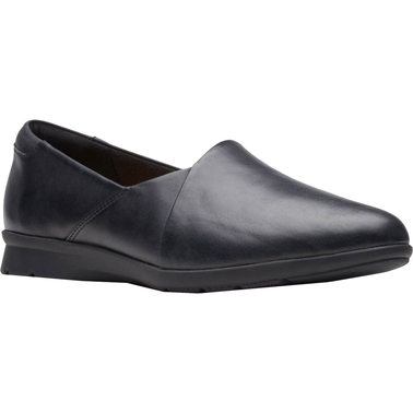 Clarks Jenette Grace Leather Slip Ons | Flats | Shoes | Shop The Exchange