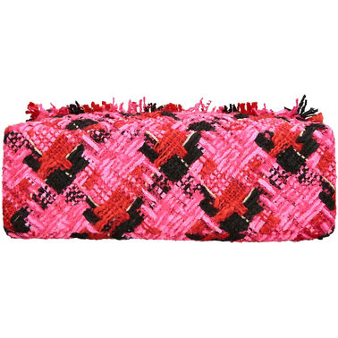 Kurt Geiger Tweed Kensington Bag Pink | Shoulder Bags | Clothing ...