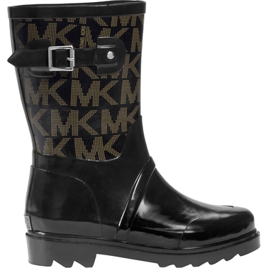 mk rain boots short