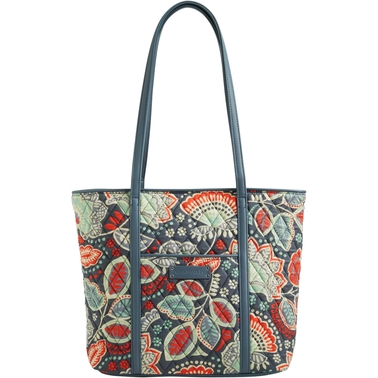 Vera Bradley Small Trimmed Vera Tote, Nomadic Floral With Gray | Totes ...