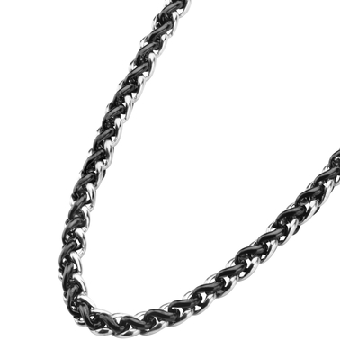 Stainless Steel Wheat Chain 24 In. | Men's Chains & Pendants | Jewelry ...
