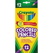 Crayola Assorted Colored Long Pencils 12 pk.