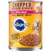 Pedigree Chopped Beef Can Dog Food 13.2 oz.