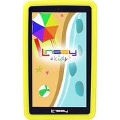 Linsay Kids Funny HD Quad Core Tablet and Defender Case Bundle