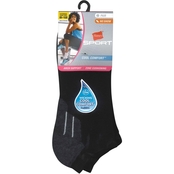 Hanes Women's Athletic Cool Comfort Sport No Show Socks, 6 Pk.