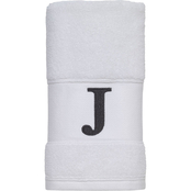 Avanti Monogram Letter J Fingertip Towel