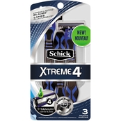 Schick Xtreme 4 Men's Razors 3 pk.