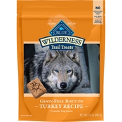 Blue Buffalo Wilderness Trail Turkey Biscuits Dog Treats 24 oz.