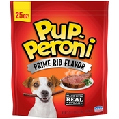 Pupperoni Rib Flavor Dog Treats 25 oz.