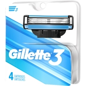 Gillette3 Men's Razor Blade Refills 4 Ct.