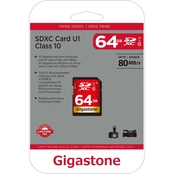 Gigastone Prime Series SDHC Card 64GB